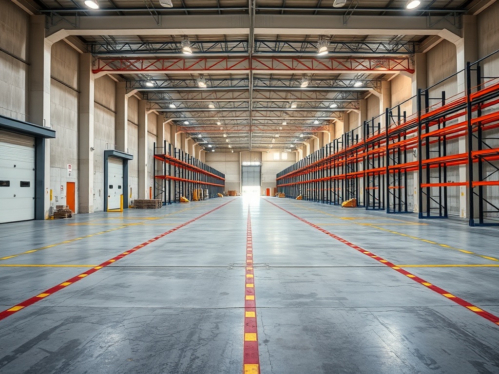 Warehouse construction priorities: slabs, doors, racking, and traffic flow